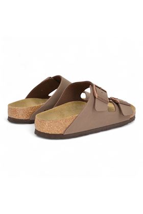 Ciabatta Birkensock Arizona colore mocca. BIRKENSTOCK- | ARIZONA MOCCA BIRKIBUC-MOCCA